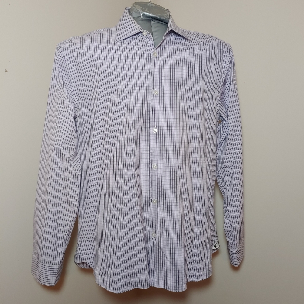 John Varvatos USA Dress Shirt Size 16 1/2 34/35 Lg